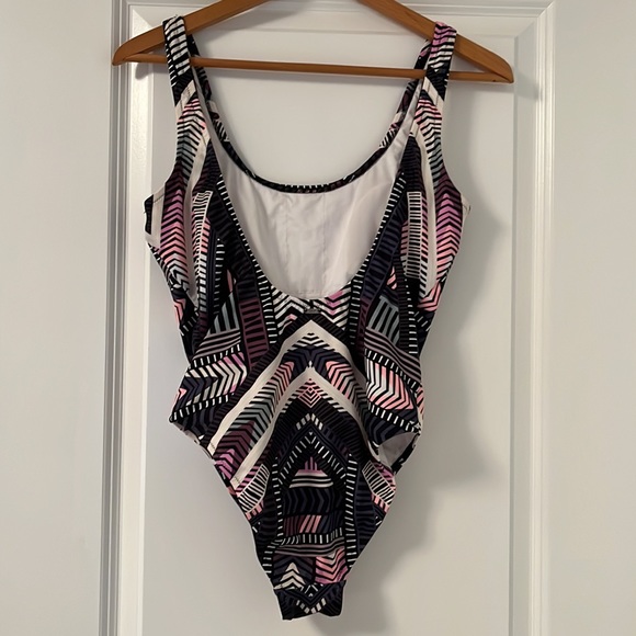 PINK multicoloured one piece swim suit - Picture 2 of 6